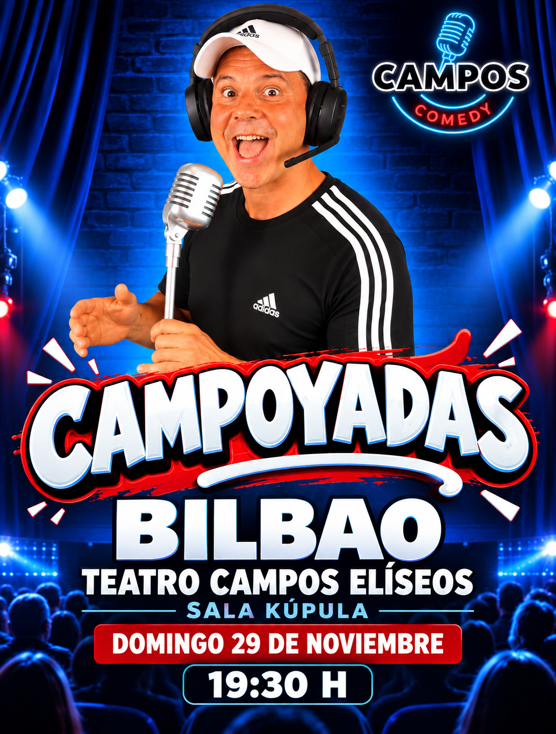 Cartel de Campoyadas en Bilbao
